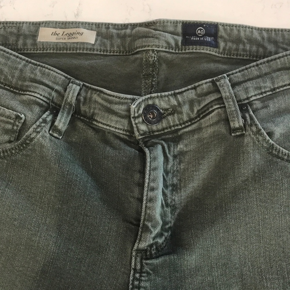 Hunter Green AG stretch denim! Super comfy!